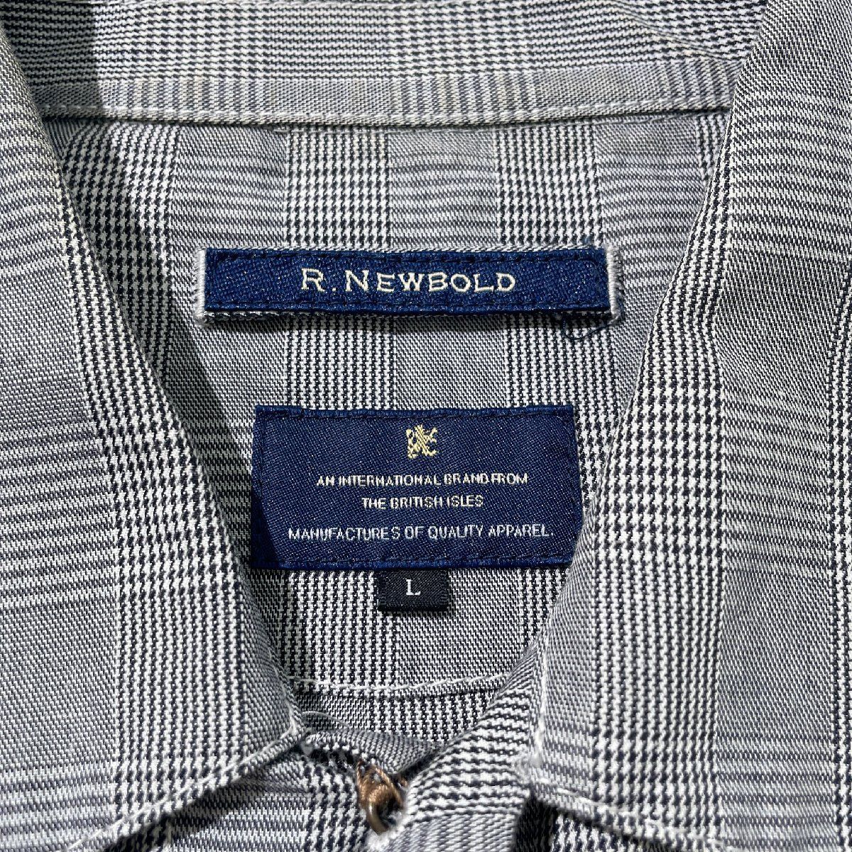 R.NEWBOLD アールニューボールド ジャケット 麻58コットン52