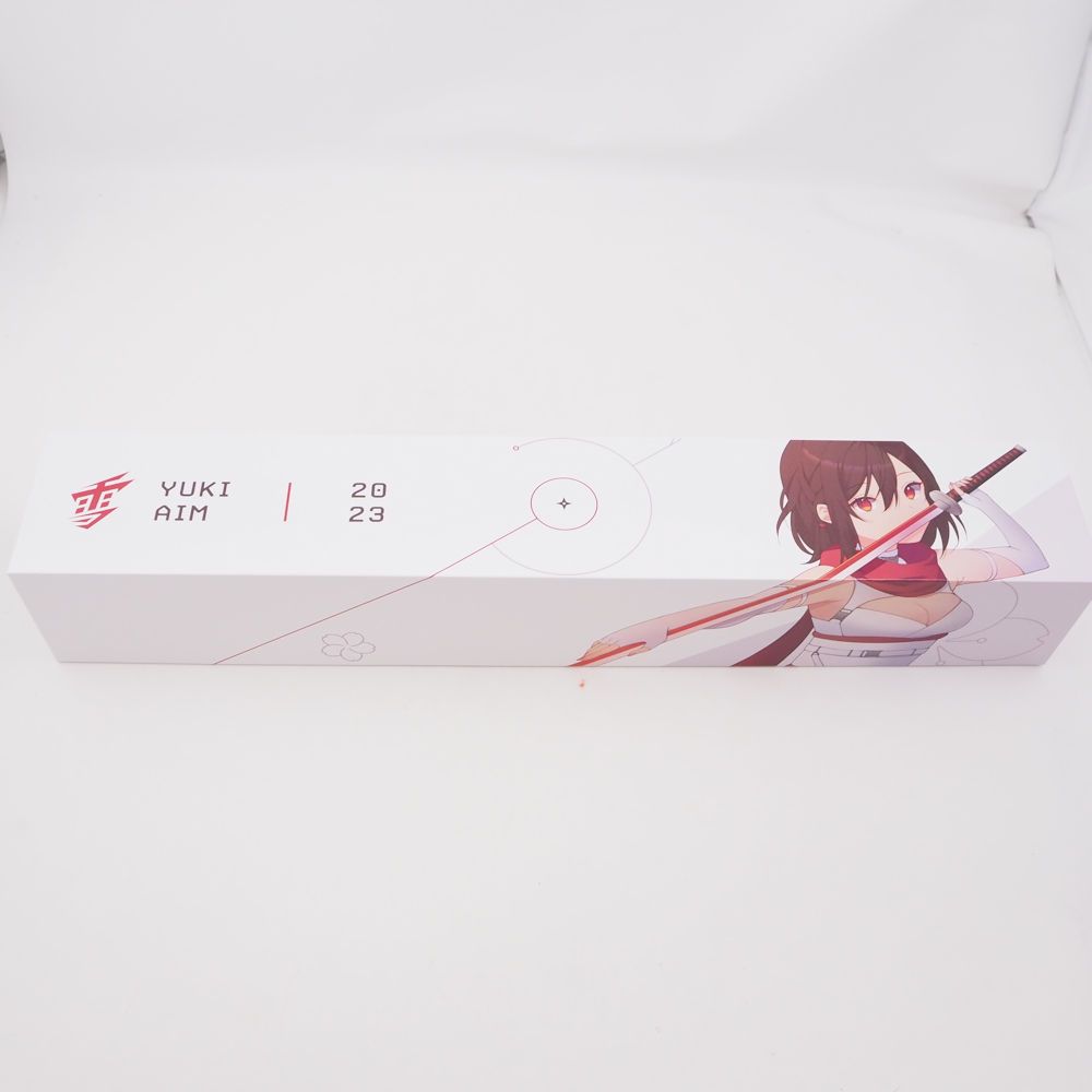 Yukiaim katana 2023 White XL マウスパッド Yuki Aim - Katana XL Mousepad Limited (White)