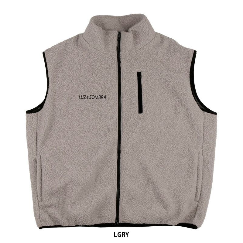 新品）ルースイソンブラ/LUZ e SOMBRA フリースベスト/TWM BOAFLEECE