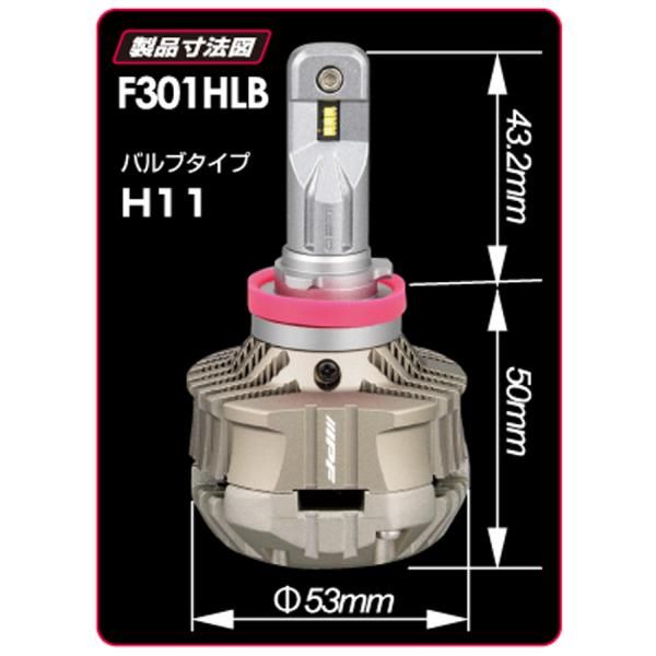 H11 LED ヘッドライト 車用 5000lm 6500K 12V 24V ドライバーユニット一体型 ホワイト F301HLB IPF F301HLB E1E1 BRIGHTFACE_UK