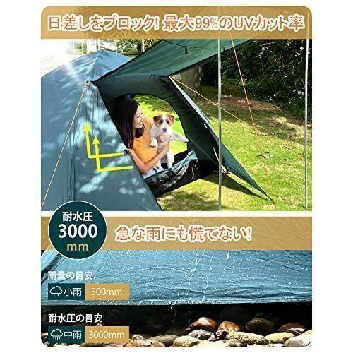 に値下げ！ 第2世代 新登場 テント ワンタッチ RAVAcoco ワンタッチ