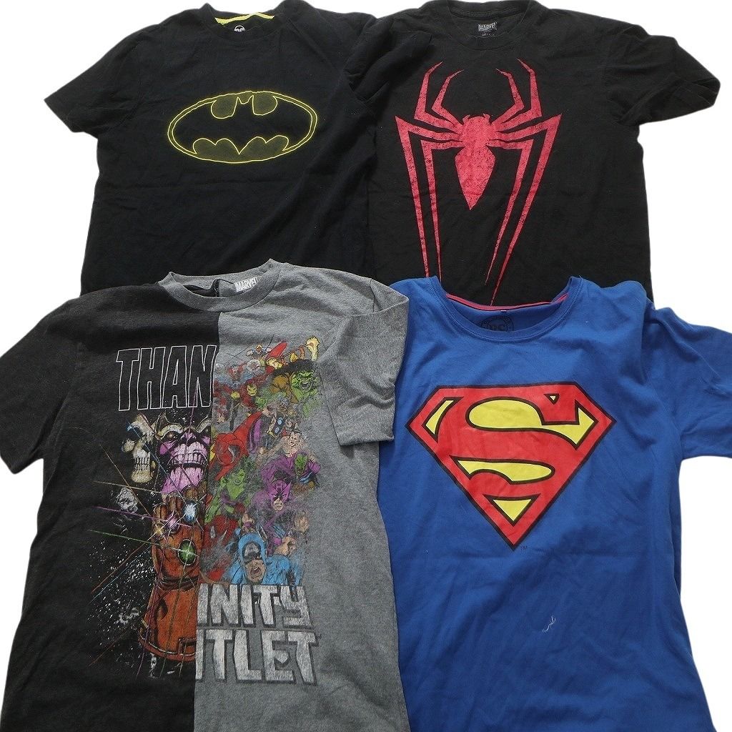 マーベル　DC まとめうり 古着卸 まとめ売り マーベル DCコミック 半袖Tシャツ 16枚セット