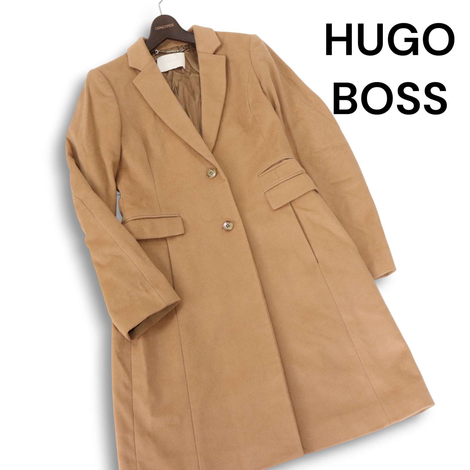 HUGO BOSS ヒューゴボス 秋冬☆ カシミヤ混 ウール チェスター コート