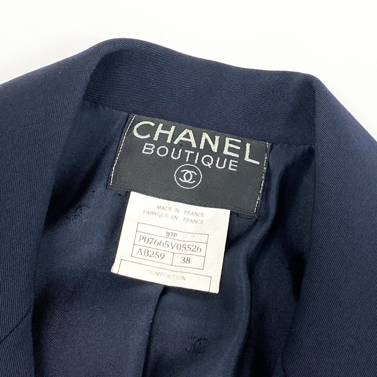 8d2 CHANEL シャネル 97P P07665V05526 テーラードジャケット