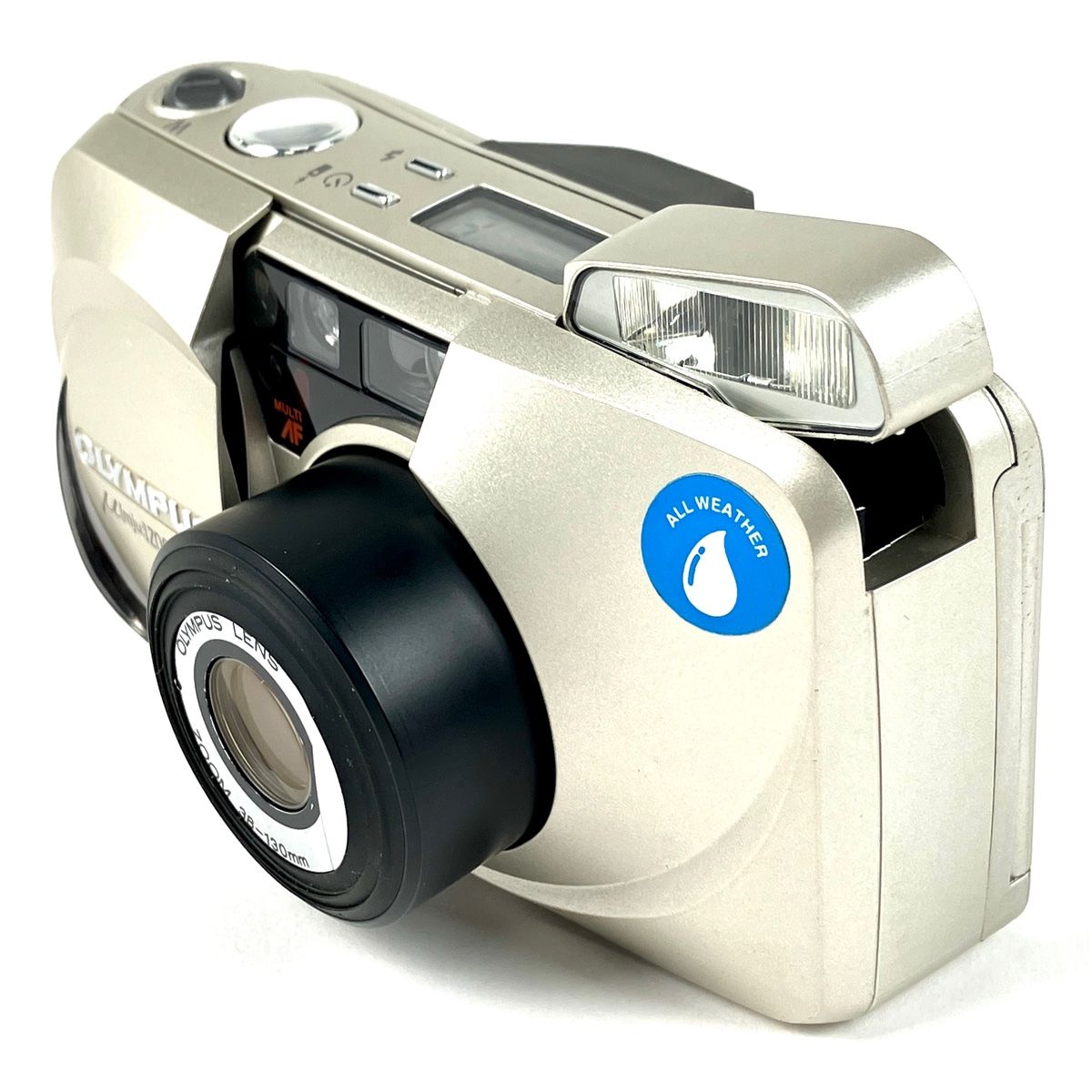 オリンパス OLYMPUS μ [mju:] ZOOM 130 ミュー ズーム シルバー フィルム コンパクトカメラ 【中古】 - メルカリ