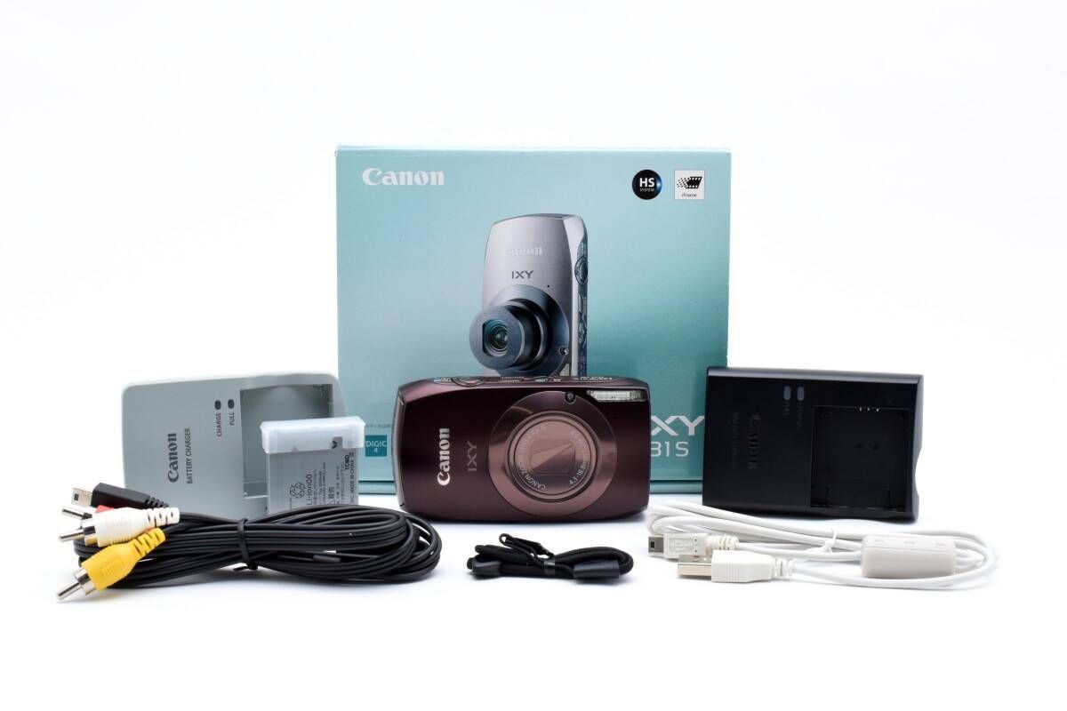 ☆極上品☆ キヤノン Canon IXY 31S PC1584 ブラウン 元箱付属