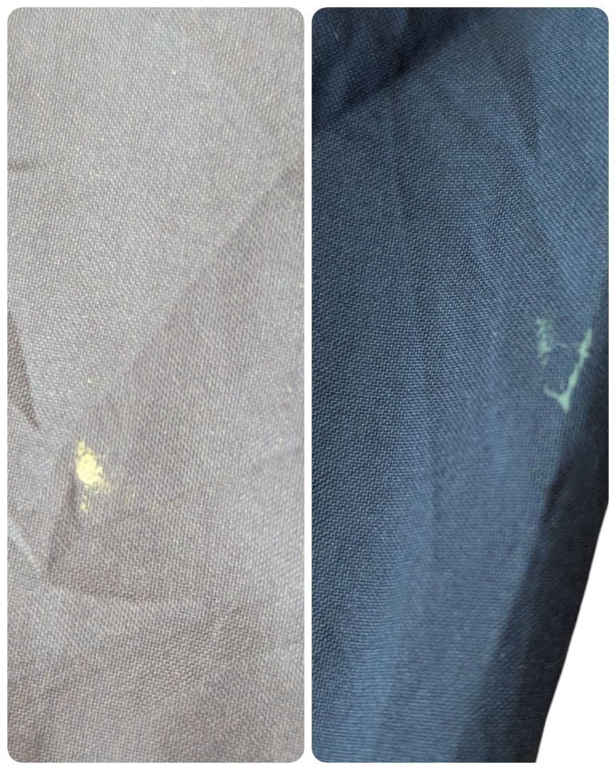 00アディダスゴルフ古着半袖ハーフジッププルオーバー 紺XL ラグラン