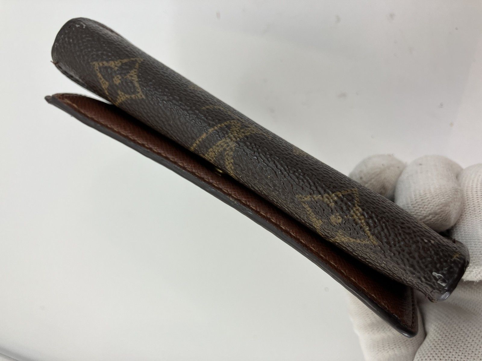 ルイヴィトン 2つ折り財布 コンパクトジップ モノグラム 14×9cm 
