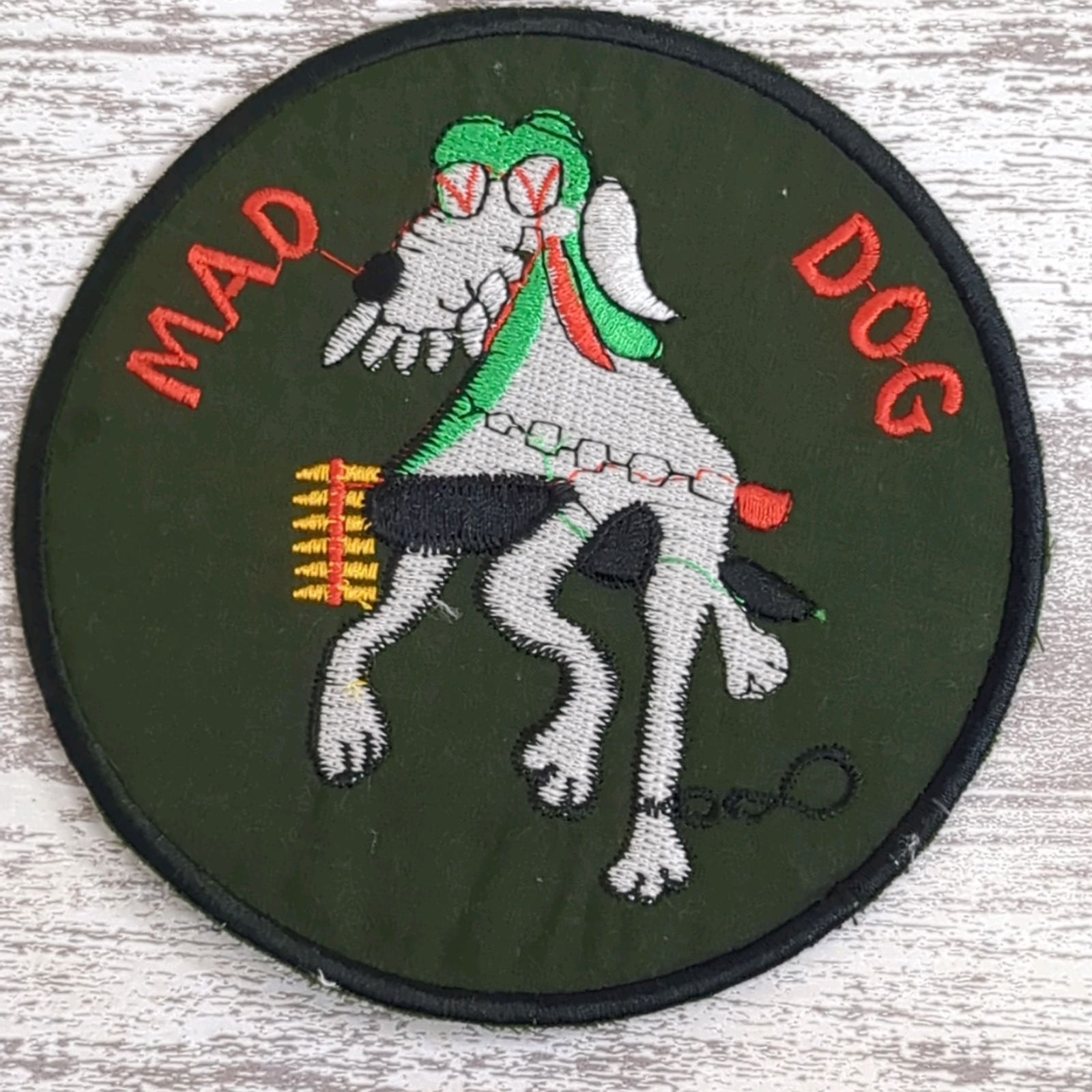 大サイズ】BIG CA53 キャラクター ベトナム 戦争 ワッペン 人気 MAD