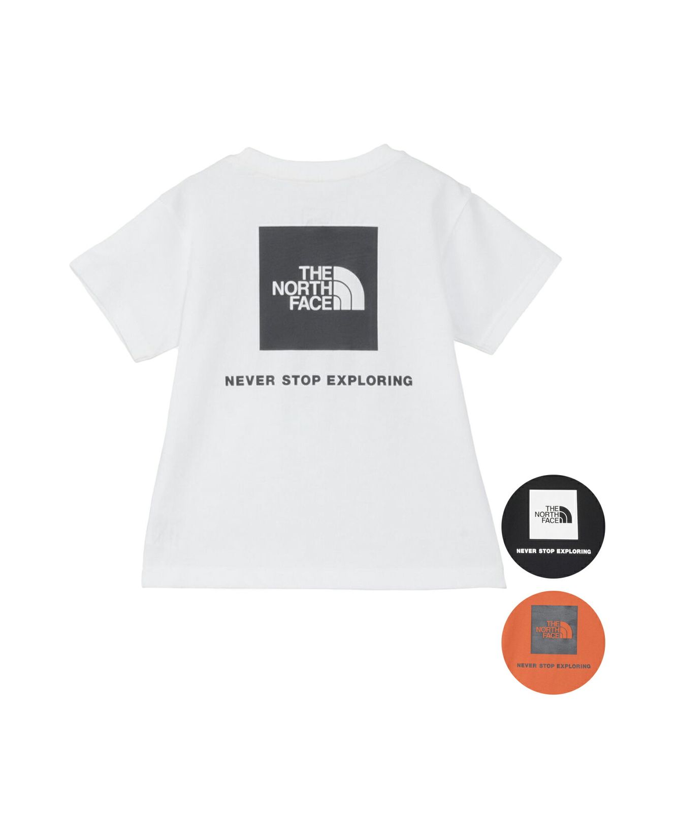 新作，最新作 【ムラスポ公式】新品 THE NORTH FACE ザ・ノース・フェイス キッズ 半袖 Tシャツ T S S BACK SQU T NTT32538 Tシャツ