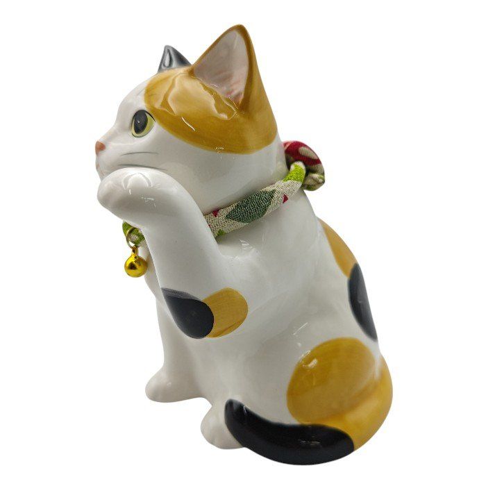 未使用品】 薬師窯 YAKUSHIGAMA うちの招き猫 みけ 7876 中古