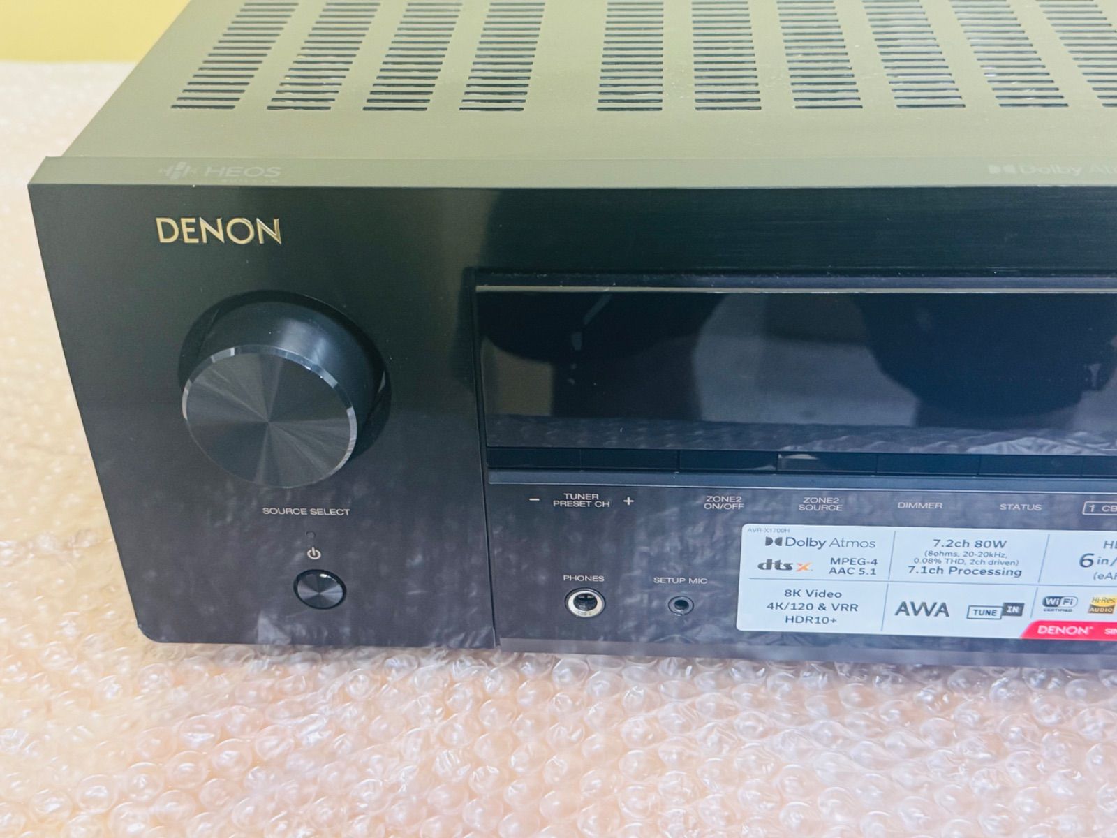 未使用 展示品 DENON AVR-X1700H AVサラウンドレシーバー AV