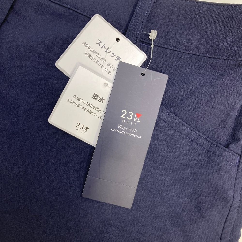 サイズ：61 23区GOLF ニジュウサンクゴルフ  インナー付スカート  ネイビー系 [240101470926] ゴルフウェア レディース ストスト サイズ：61 23区GOLF ニジュウサンクゴルフ インナー付スカート