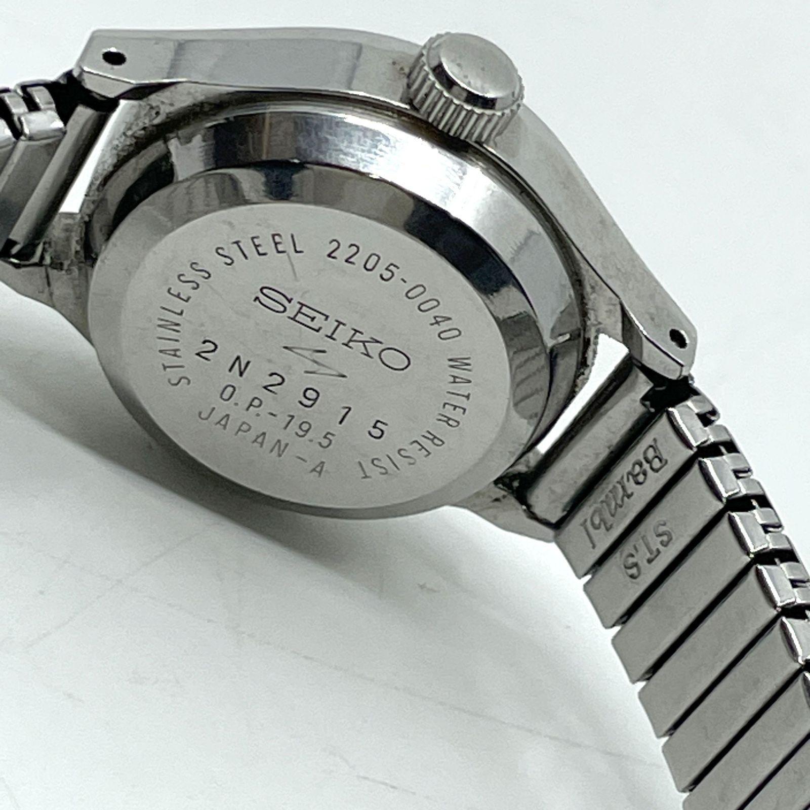 稼働品 SEIKO セイコー 2205-0040 自動巻 AUTOMATIC 21石 3針 レッド 