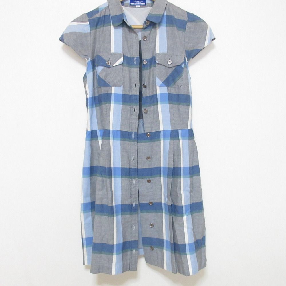 BURBERRY BLUE LABEL 良品 バーバリーブルーレーベル チェック柄