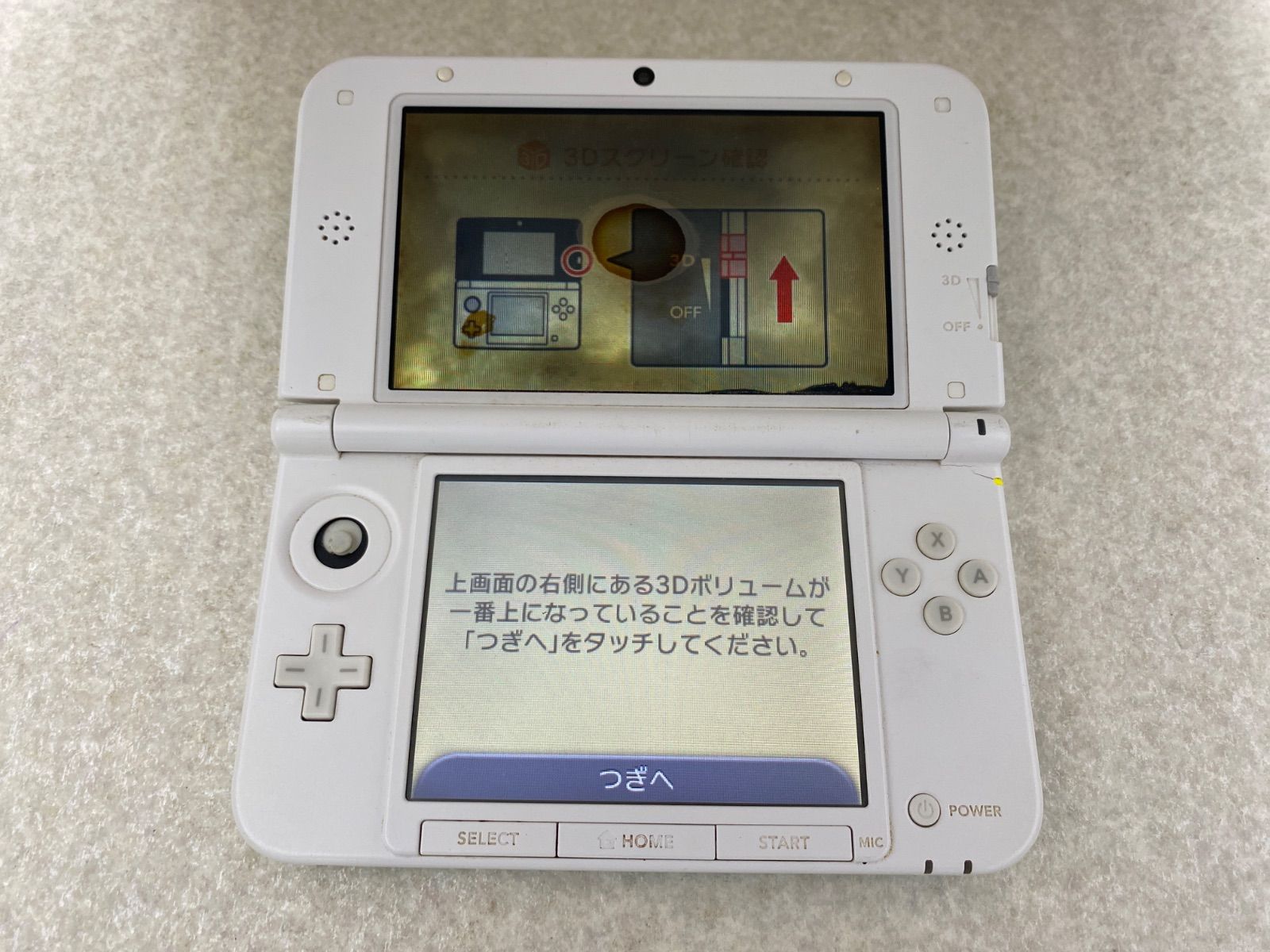 ニンテンドー3DS LL 本体 ホワイト ミント ジャンク