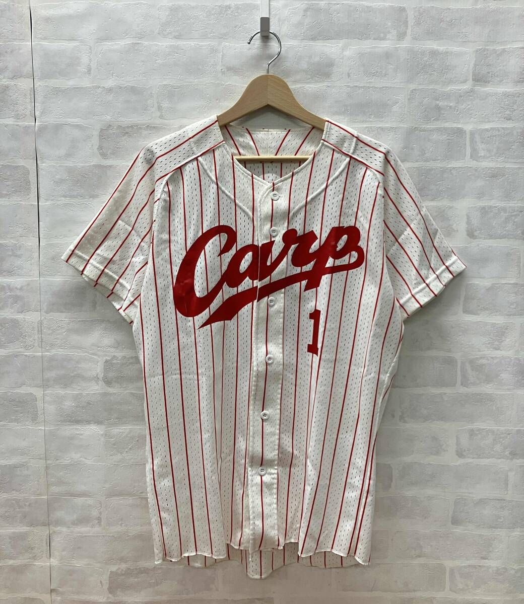 ☆MIZUNO製 広島 カープ ユニフォーム 番号1 前田 サイズL - メルカリ