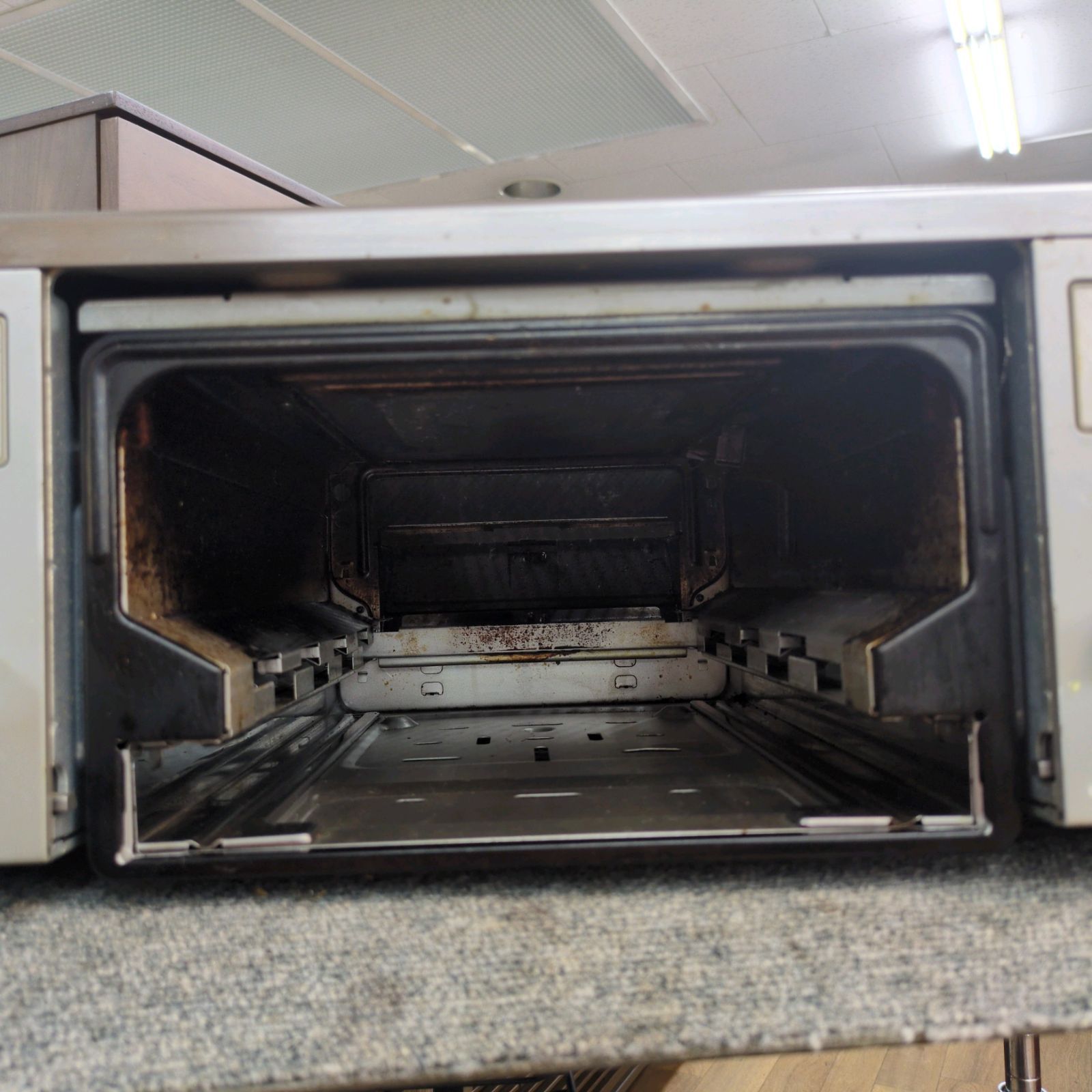 J554 ☆全体的にサビキズ使用感☆2013年製☆大阪ガス☆都市ガスコンロ