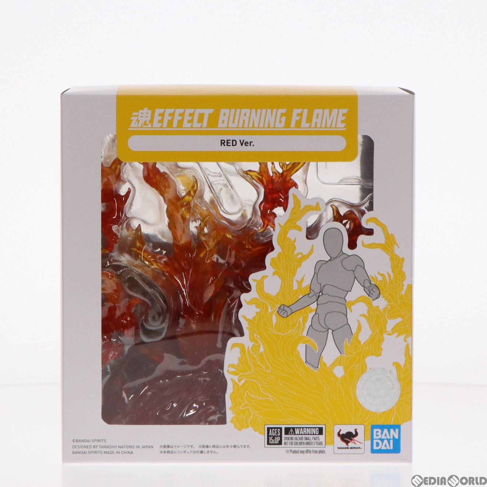 BANDAI - (再販)魂EFFECT(魂エフェクト) BURNING FLAME RED Ver.(バーニングフレイム レッドバージョン) フィギュア用アクセサリ バンダイスピリッツ BANDAI - (再販) 魂EFFECT(魂エフェクト) BURNING FLAME RED Ver