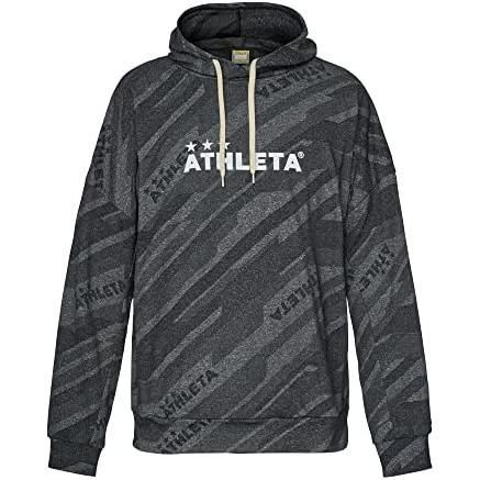 アスレタ(ATHLETA) ジャガードスウェットパーカー XOサイズ チャコール(66) 03370