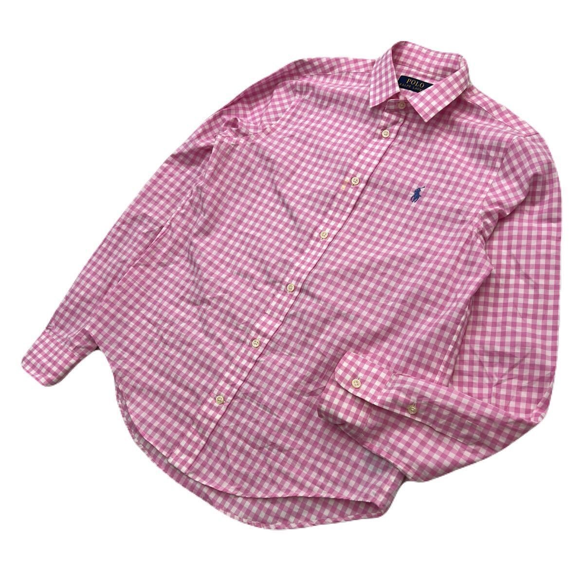 POLO RALPH LAUREN ポロ ラルフローレン ピンク ギンガム