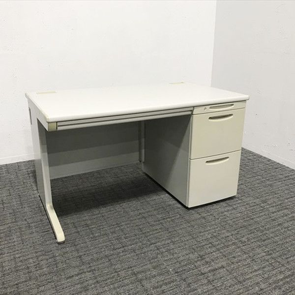 片袖デスク 3段袖 SD オフィスデスク オカムラ グレー