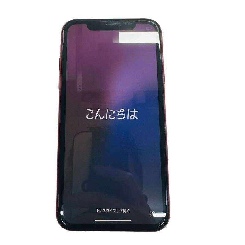 SIMフリー Apple iPhone11 128GB MWM32J/A docomo ○判定 レッド