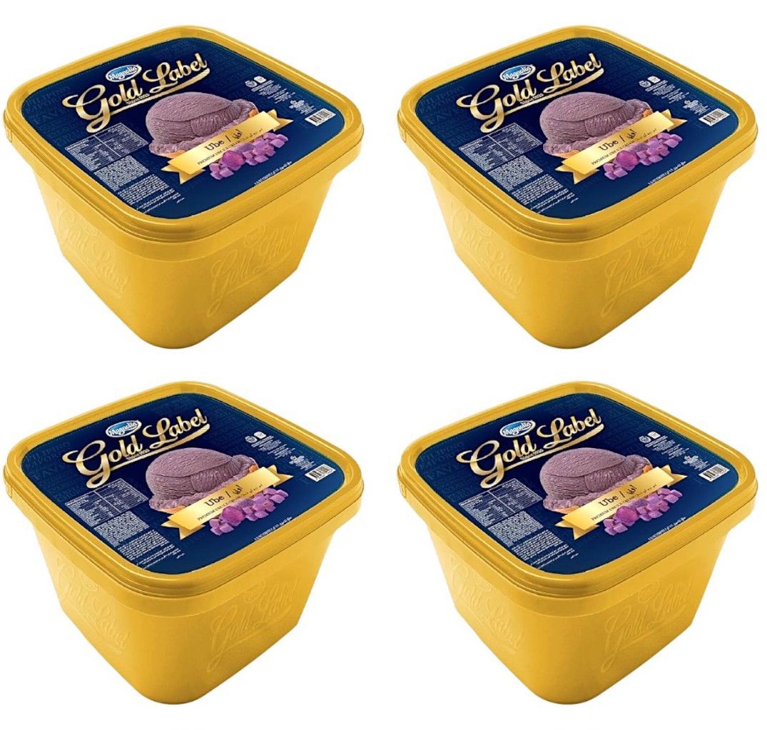 magnolia ube ice cream 1.3L x4個セット - マグノリア アイスクリーム ウベ - sorvete de batata doce