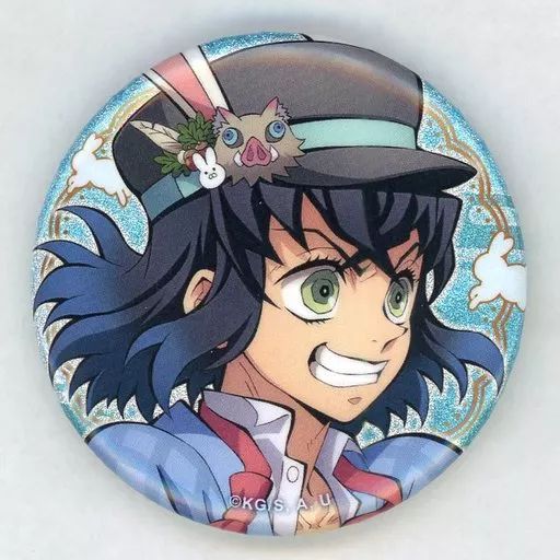 中古】バッジ・ピンズ 嘴平伊之助 「鬼滅の刃 卯年 ランダムグリッター
