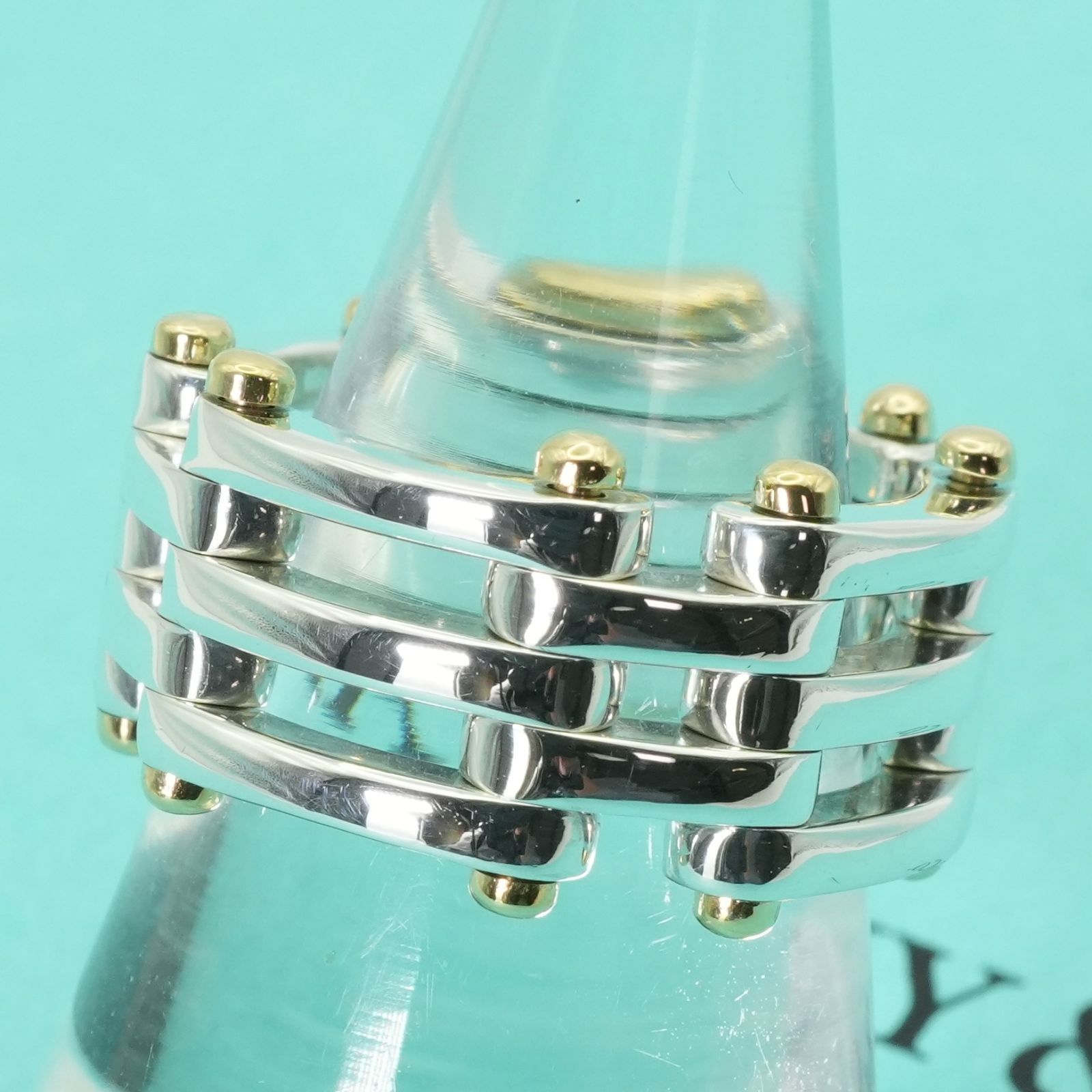極美品 12.5号 ティファニー コンビ ゲート リング/24-5698S - メルカリ 