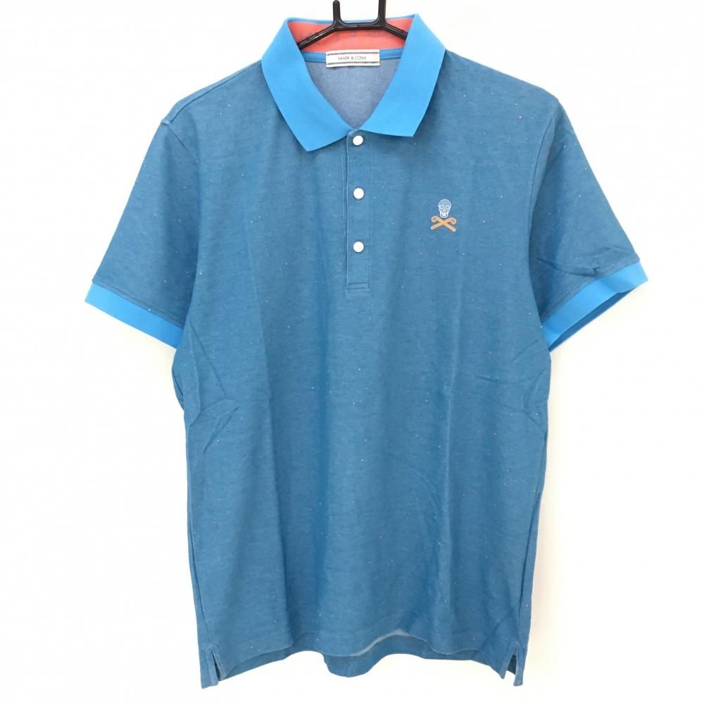 【美品】MARK＆LONA 半袖ポロシャツ ベージュ　マーク＆ロナ サイズ：M MARK&LONA マークアンドロナ 半袖ポロシャツ ベージュ