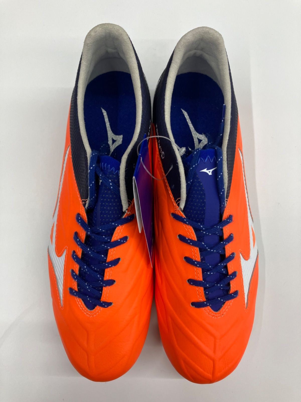 新品　激レア　廃盤品　ミズノ　レビュラ2 V1 JAPAN モレリア オレンジ MIZUNO ミズノ レビュラ2 V1(オレンジ×ブルー) P1GA197154 ネイビー