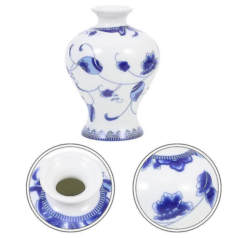 1個レトロフラワー花瓶 T.G.K PINE GLASS フリルのガラス花瓶