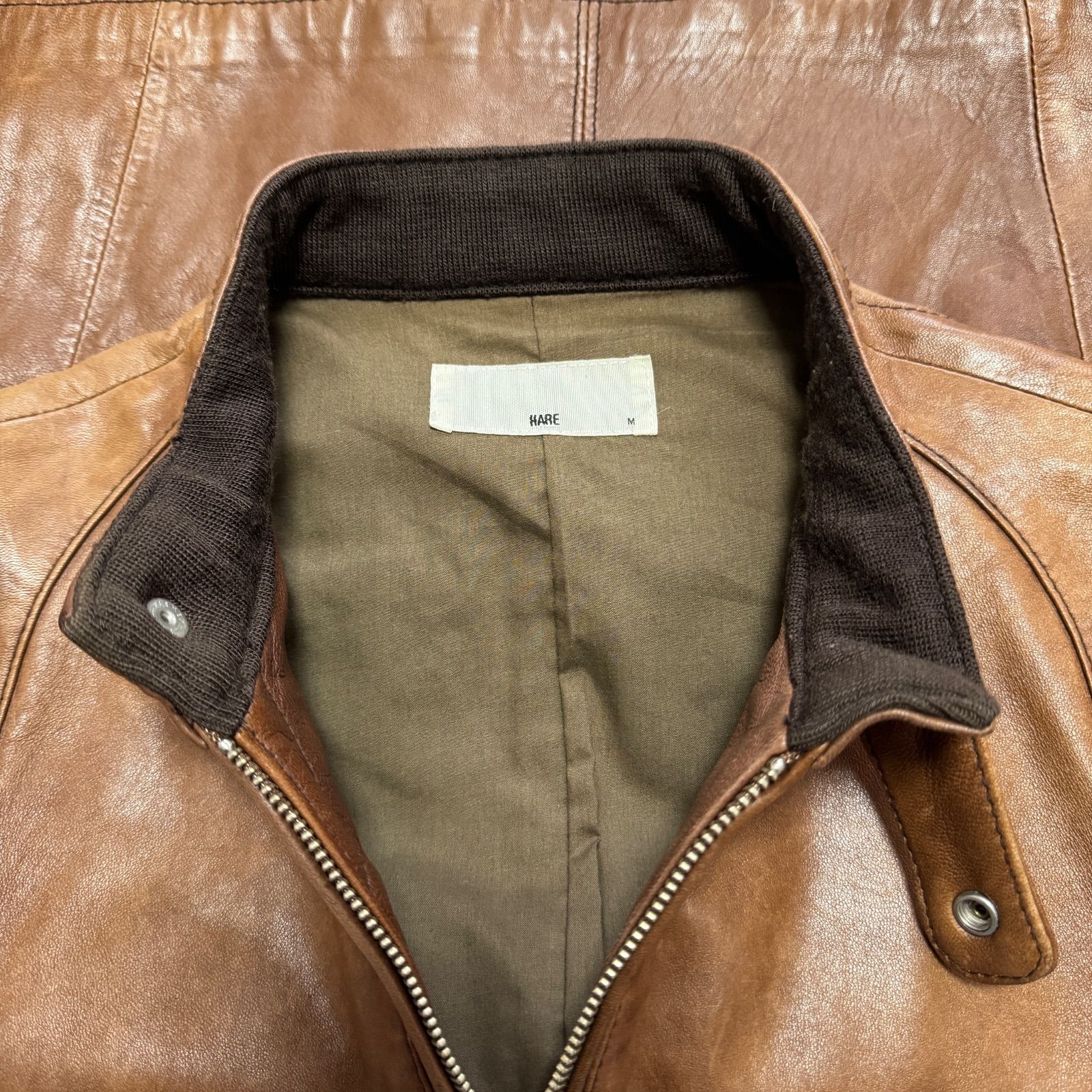 HARE ハレ ライダース 革ジャン 本革 羊革 シープレザー シープスキン