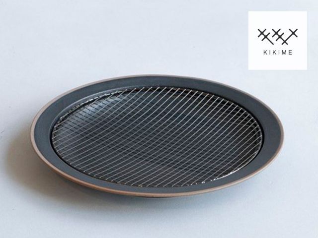 KIKIME amime プレート L 黒酸化網×ブラック