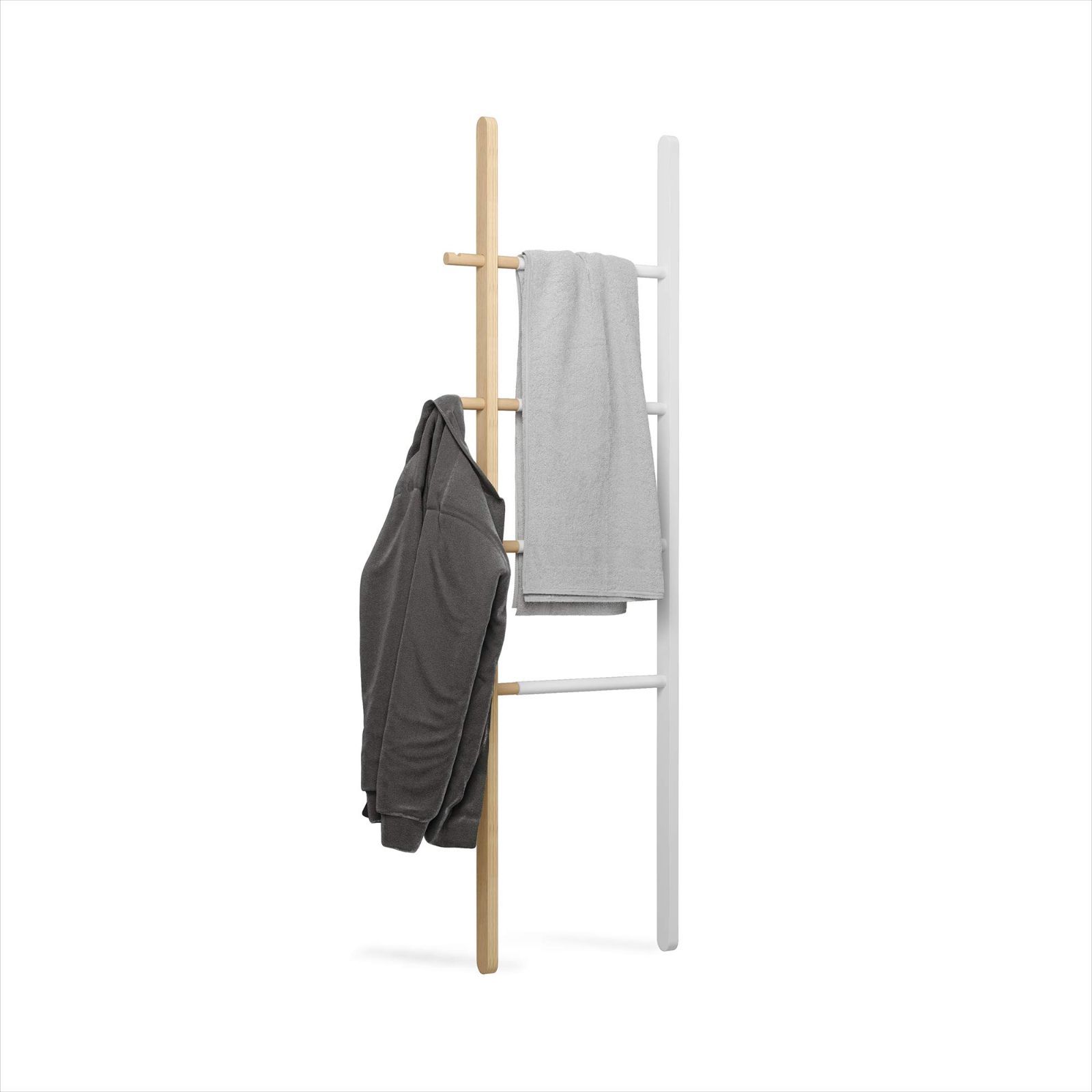 【人気商品】umbra 衣類ハンガー タオルハンガー HUB LADDER(ハブ ラダー) ホワイト/ナチュラル