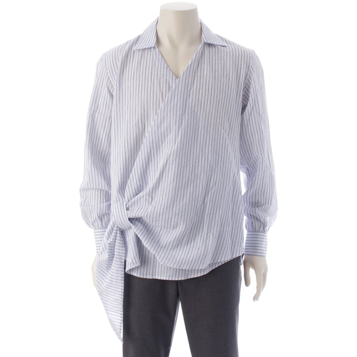bourrienne Paris X ブリエンヌ　ストライプシアサッカーシャツ Bourrienne Paris X ブリエンヌ パリ ディス 25SS SAUVAGE シア
