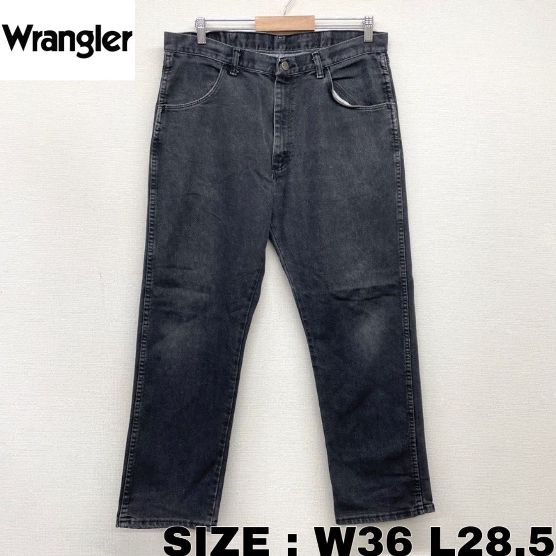 US古着 ラングラー Wrangler ブラック デニム パンツ テーパード