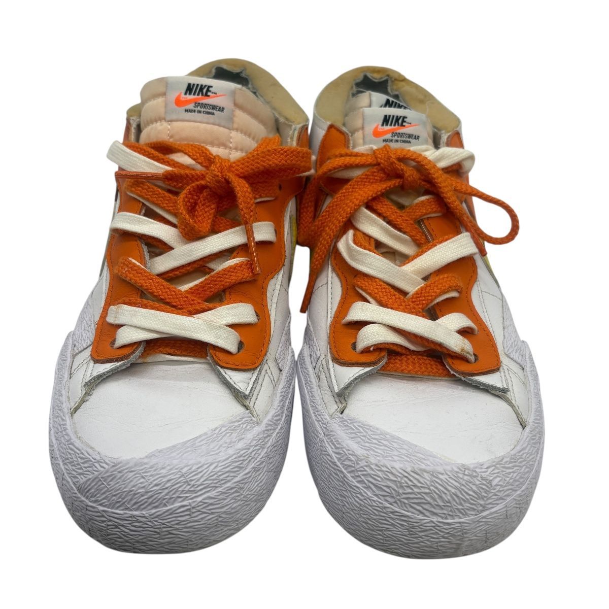 ♪3117 SACAI × NIKE BLAZER LOW MAGMA ORANGE スニーカー DD1877-100 