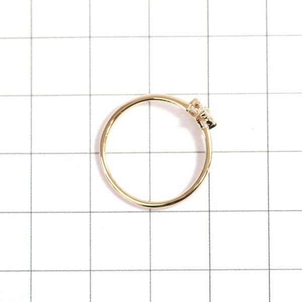 スタージュエリー K18WG ダイヤモンドリング D0.13ct サイズ9号