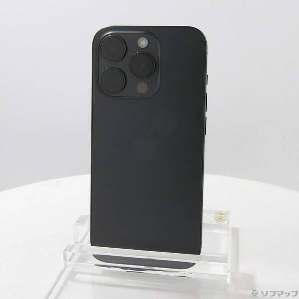 〔中古品〕iPhone15 Pro 128GB ブラックチタニウム MTU73J／A SIMフリー【258】