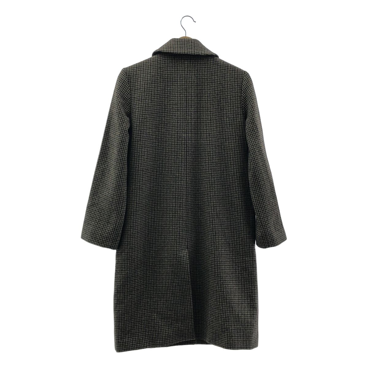 A.P.C. / コート/36/ウール/CML/千鳥格子 A.P.C. / アーペーセー | ウール 千鳥格子 ステンカラー コート / 総