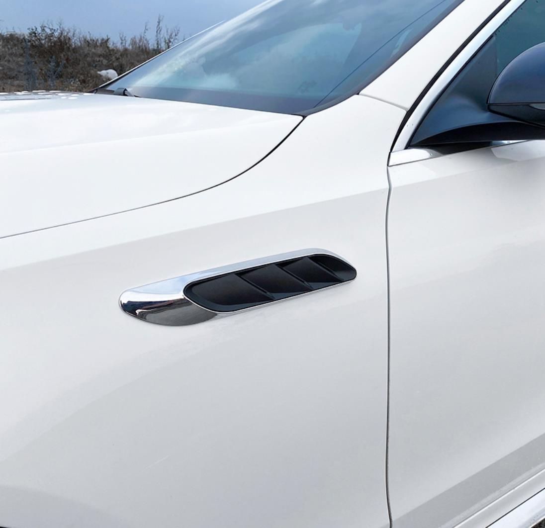 メッキシルバー ベンツ W206 C200 C260 C63 AMG 2025年式以降 サイド フェンダーパネルカバー 2個セット