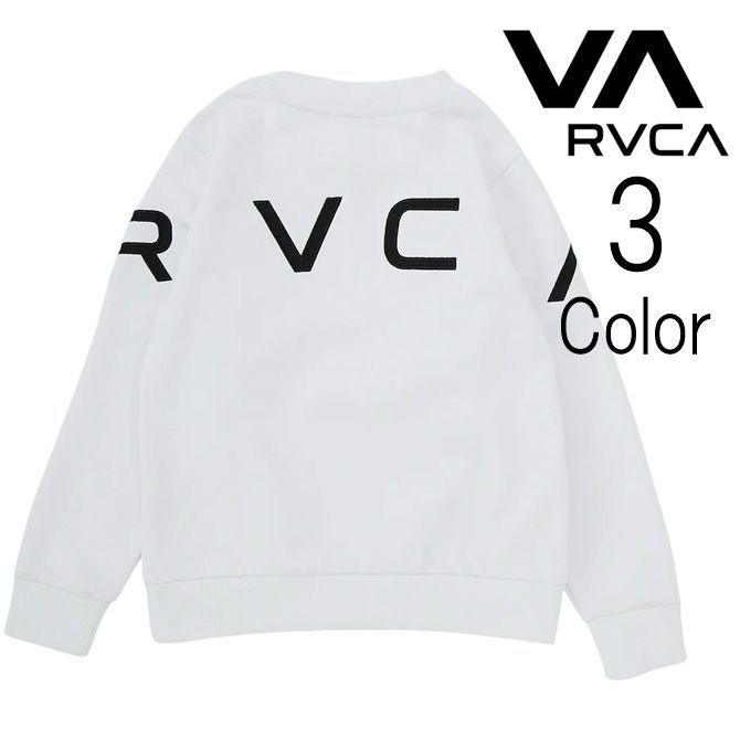 SALE，豊富な 【150cm～160cm】ルーカ Rvca ルカ キッズ FAKE RVCA CREW プルオーバー トレーナー 子ども服 be046032 【SALE】 トレーナー