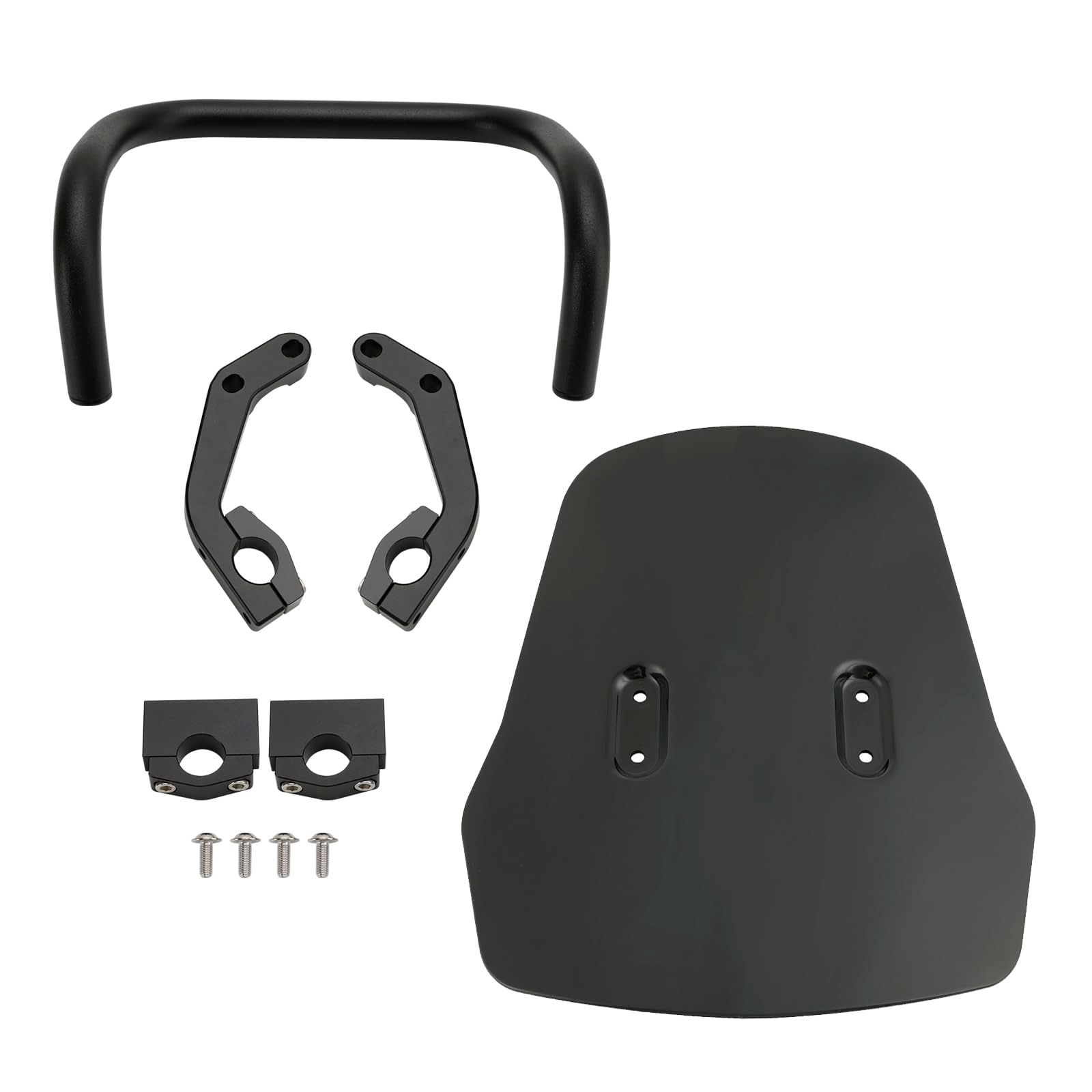 ウィンドシールド 適用ホンダ CRF250L|M|S CRF300L 2021-2025用 オートバイフロントガラス 金属性固定治具 crf250l用 フロントシールドスクリーン バイク 風防 ウインドスクリーン 剛性感 ウインドシールド 取り付け簡単