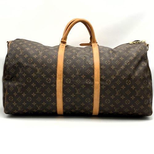 LOUIS VUITTON ルイ・ヴィトン M41412 キーポル・バンドリエール60 ボストンバッグ 2WAY ハンドバッグ ブラウン 茶色 モノグラムキャンバス PVC レディース ウィメンズ ファッション