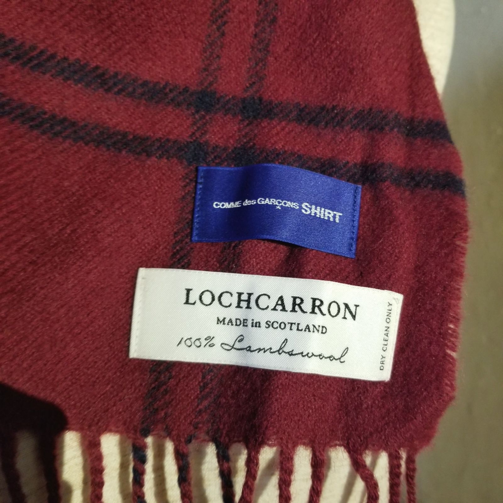 COMME des GARCONS SHIRT 20aw × LOCHCARRON タータンチェック 大判