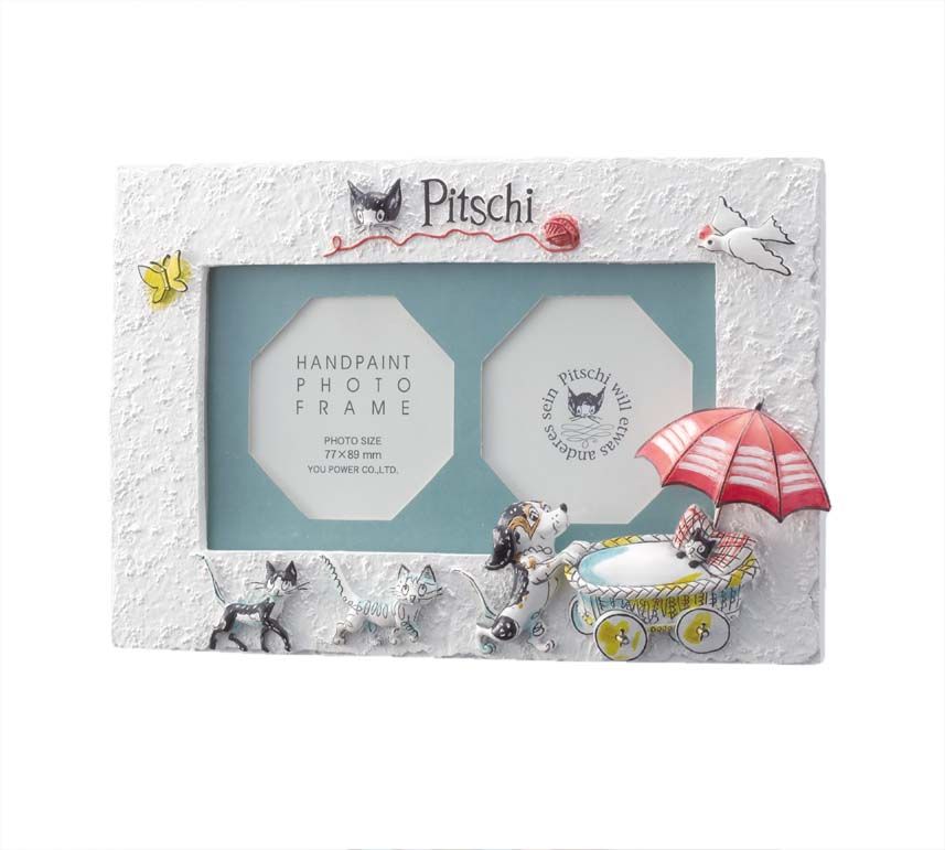 ぶーこ こねこのぴっち ハンドペイント フォトフレーム Mサイズ/カート