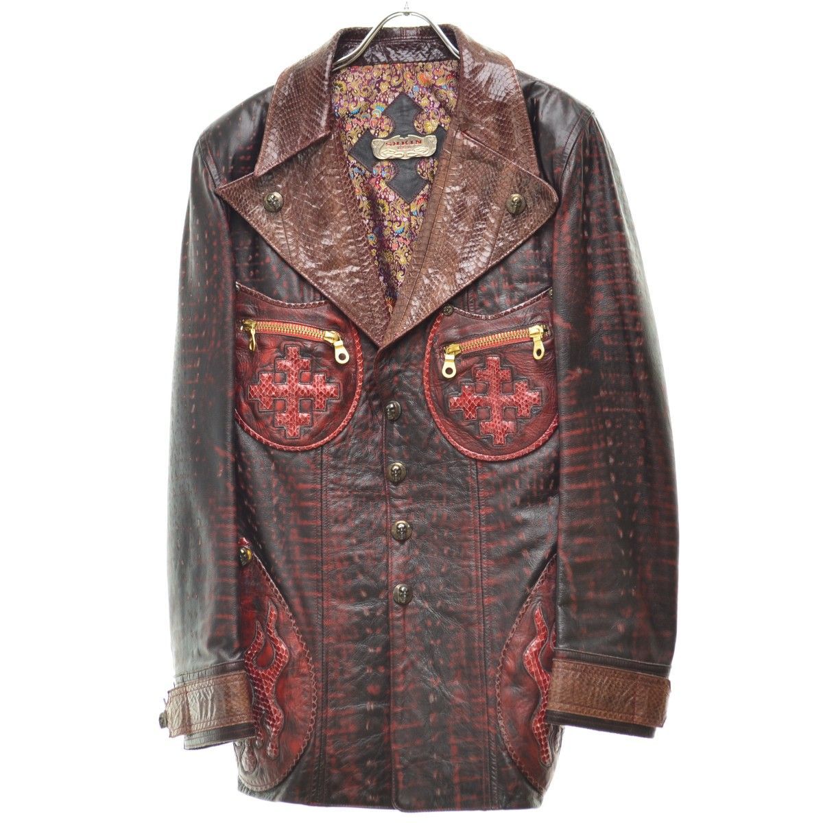 M【SKKIN USA / スキン】クラフト FX レザージャケット - メルカリ