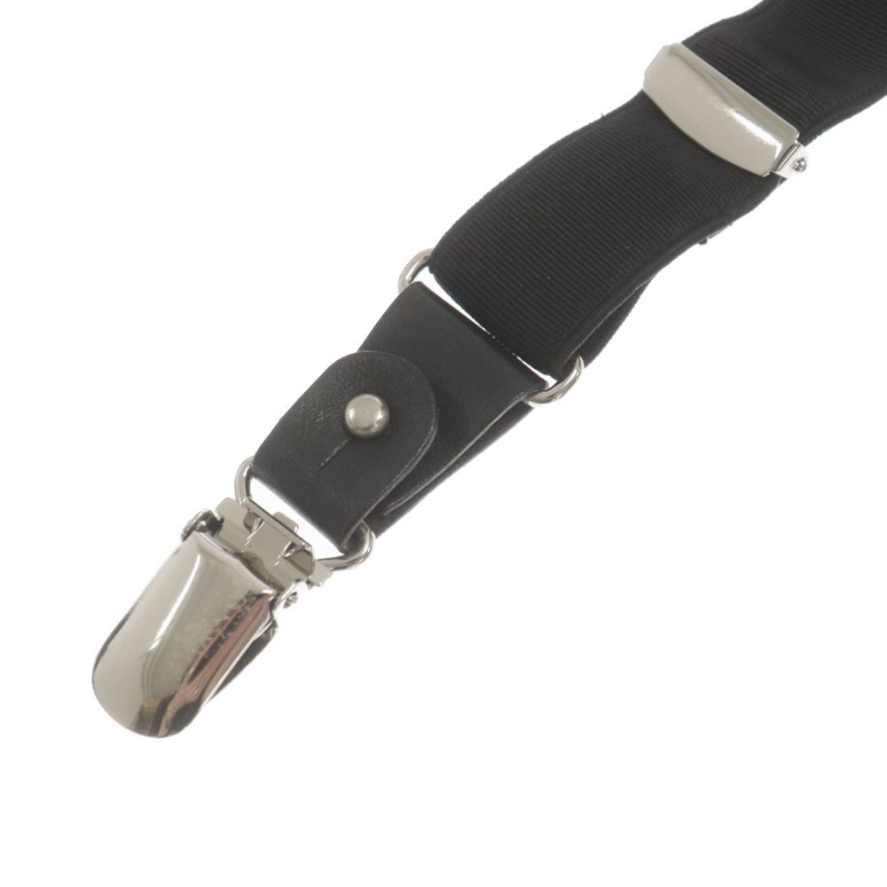 Yohji Yamamoto (ヨウジヤマモト) ゴム式 ロゴエンボス サスペンダー